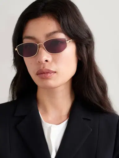 DIOR Eyewear Diorcannage B1u Oval-frame Rose Gold-tone Sunglasses | Thumbnail 2 DIOR Eyewear Diorcannage B1u Oval-frame Rose Gold-tone Sunglasses | Thumbnail 2
