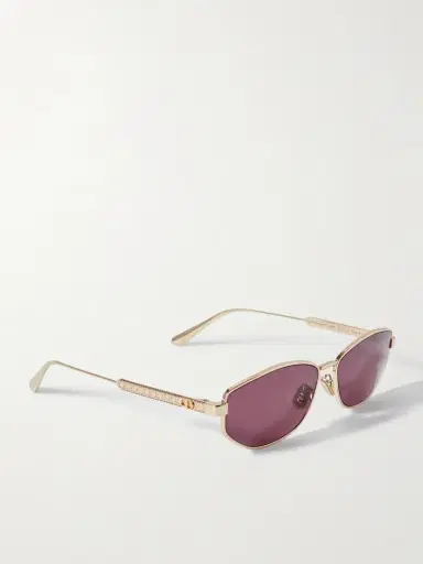 DIOR Eyewear Diorcannage B1u Oval-frame Rose Gold-tone Sunglasses | Thumbnail 3 DIOR Eyewear Diorcannage B1u Oval-frame Rose Gold-tone Sunglasses | Thumbnail 3
