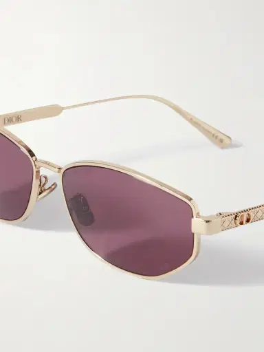 DIOR Eyewear Diorcannage B1u Oval-frame Rose Gold-tone Sunglasses | Thumbnail 4 DIOR Eyewear Diorcannage B1u Oval-frame Rose Gold-tone Sunglasses | Thumbnail 4