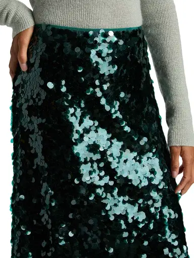 Vince Women's Lucite Sequined Midi-Skirt | Thumbnail 6 Vince Women's Lucite Sequined Midi-Skirt | Thumbnail 6