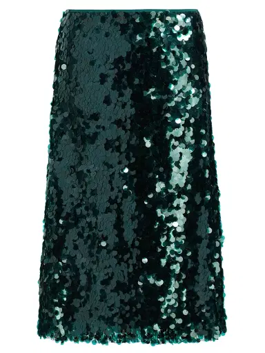 Vince Women's Lucite Sequined Midi-Skirt | Thumbnail 1 Vince Women's Lucite Sequined Midi-Skirt | Thumbnail 1