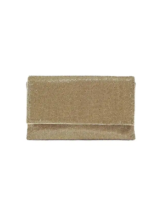 Women's Gemma Mesh Clutch - Gold Women's Gemma Mesh Clutch - Gold