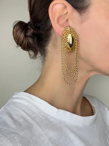 Jen Wonders Studio Cascade Earrings | Thumbnail 4 Jen Wonders Studio Cascade Earrings | Thumbnail 4
