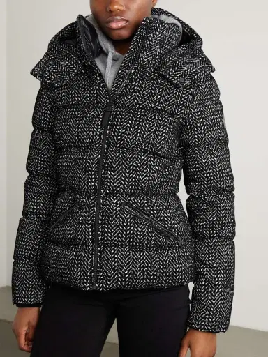 Mackage Madalyn-flp Hooded Quilted Flocked Shell Jacket | Thumbnail 3 Mackage Madalyn-flp Hooded Quilted Flocked Shell Jacket | Thumbnail 3