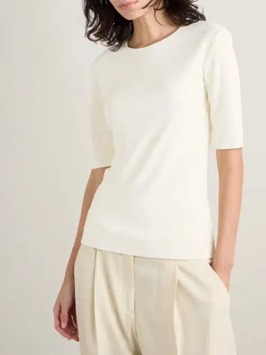 Jil Sander Crepe T-shirt | Thumbnail 3 Jil Sander Crepe T-shirt | Thumbnail 3