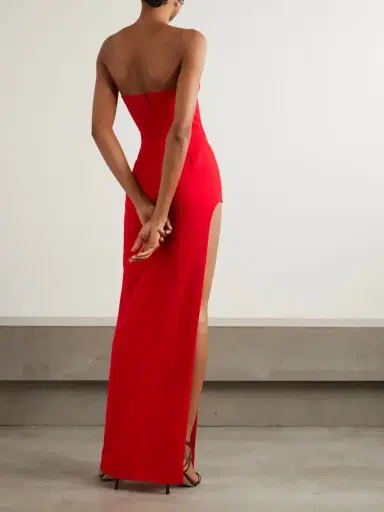 Mônot Strapless Crepe Gown | Thumbnail 3 Mônot Strapless Crepe Gown | Thumbnail 3