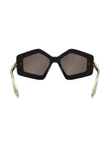 BVLGARI Women's Serpenti 50MM Geometric Sunglasses - Shiny Black | Thumbnail 5 BVLGARI Women's Serpenti 50MM Geometric Sunglasses - Shiny Black | Thumbnail 5