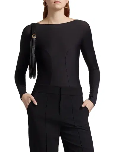 Kiki de Montparnasse Women's Echauffe Backless Bodysuit | Thumbnail 3 Kiki de Montparnasse Women's Echauffe Backless Bodysuit | Thumbnail 3