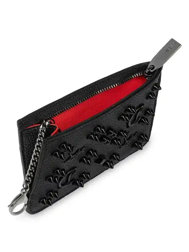 Christian Louboutin Women's Paloma Compact Wallet - Black | Thumbnail 3 Christian Louboutin Women's Paloma Compact Wallet - Black | Thumbnail 3