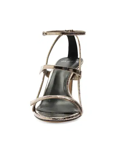 Alexandre Birman Women's Tita 85MM Metallic Leather Cage Sandals - Grafite | Thumbnail 8 Alexandre Birman Women's Tita 85MM Metallic Leather Cage Sandals - Grafite | Thumbnail 8