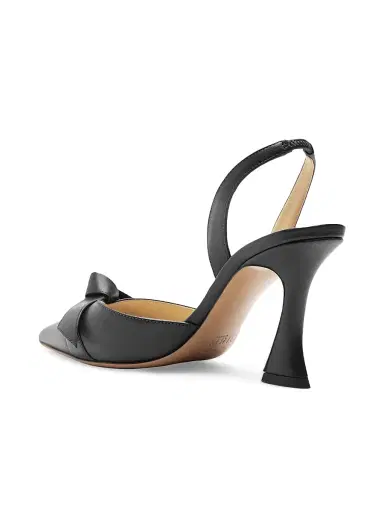Alexandre Birman Women's Clarita Bell 85MM Leather Slingback Pumps - Black | Thumbnail 6 Alexandre Birman Women's Clarita Bell 85MM Leather Slingback Pumps - Black | Thumbnail 6