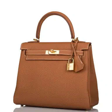 HERMÈS Hermes Kelly Retourne 25 Gold Togo Gold Hardware | Thumbnail 5 HERMÈS Hermes Kelly Retourne 25 Gold Togo Gold Hardware | Thumbnail 5