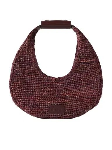 Staud Moon Leather-trimmed Raffia Tote | Thumbnail 1 Staud Moon Leather-trimmed Raffia Tote | Thumbnail 1