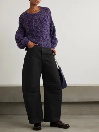 Loewe High-rise Barrel-leg Jeans | Thumbnail 2 Loewe High-rise Barrel-leg Jeans | Thumbnail 2