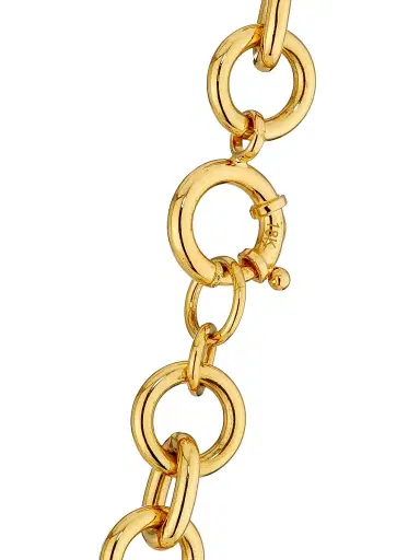 Foundrae Women's 18K Yellow Gold Oversized Chain Necklace - Yellow Gold | Thumbnail 3 Foundrae Women's 18K Yellow Gold Oversized Chain Necklace - Yellow Gold | Thumbnail 3