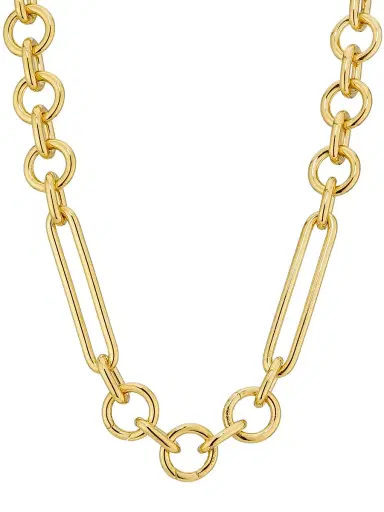 Foundrae Women's 18K Yellow Gold Oversized Chain Necklace - Yellow Gold | Thumbnail 4 Foundrae Women's 18K Yellow Gold Oversized Chain Necklace - Yellow Gold | Thumbnail 4