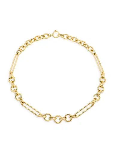 Foundrae Women's 18K Yellow Gold Oversized Chain Necklace - Yellow Gold | Thumbnail 1 Foundrae Women's 18K Yellow Gold Oversized Chain Necklace - Yellow Gold | Thumbnail 1