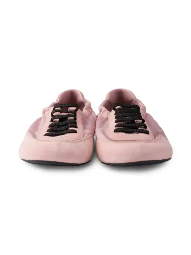 Prada Women's Collapse Re-Nylon and Suede Sneakers - Pink | Thumbnail 4 Prada Women's Collapse Re-Nylon and Suede Sneakers - Pink | Thumbnail 4