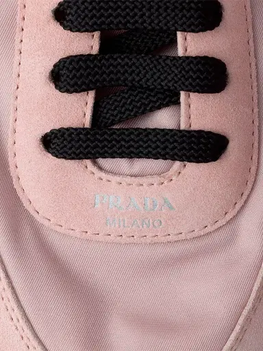 Prada Women's Collapse Re-Nylon and Suede Sneakers - Pink | Thumbnail 5 Prada Women's Collapse Re-Nylon and Suede Sneakers - Pink | Thumbnail 5