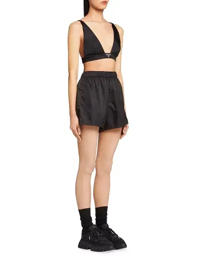 Prada Women's Re-Nylon Top - Black | Thumbnail 6 Prada Women's Re-Nylon Top - Black | Thumbnail 6