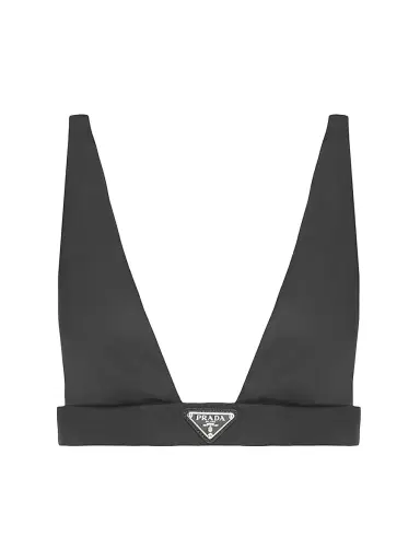 Prada Women's Re-Nylon Top - Black | Thumbnail 1 Prada Women's Re-Nylon Top - Black | Thumbnail 1