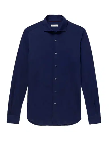Loro Piana Andrew Slim-Fit Cotton-Jersey Shirt - Men | Thumbnail 1 Loro Piana Andrew Slim-Fit Cotton-Jersey Shirt - Men | Thumbnail 1