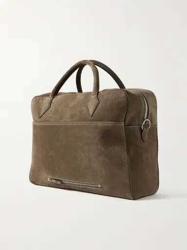 Métier Closer All Day Suede Briefcase - Men | Thumbnail 4 Métier Closer All Day Suede Briefcase - Men | Thumbnail 4
