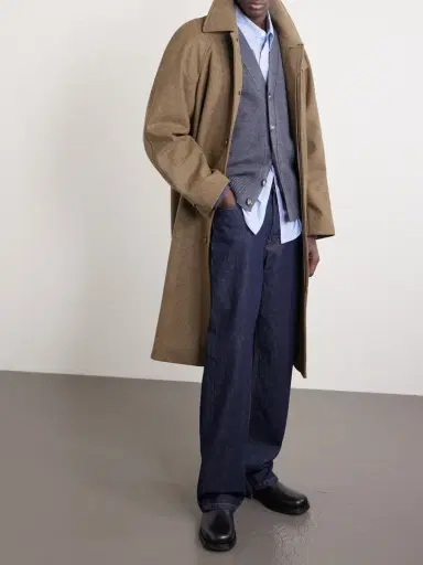 AMI PARIS Logo-Intarsia Merino Wool Cardigan - Men | Thumbnail 2 AMI PARIS Logo-Intarsia Merino Wool Cardigan - Men | Thumbnail 2