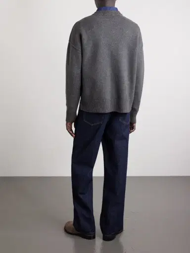 AMI PARIS ADC Logo-Intarsia Virgin Wool Sweater - Men | Thumbnail 4 AMI PARIS ADC Logo-Intarsia Virgin Wool Sweater - Men | Thumbnail 4