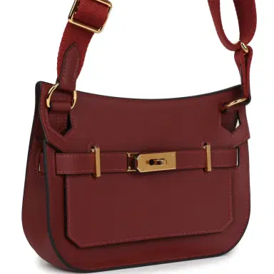 HERMÈS Hermes Mini Jypsiere Rouge H Swift Gold Hardware | Thumbnail 2 HERMÈS Hermes Mini Jypsiere Rouge H Swift Gold Hardware | Thumbnail 2