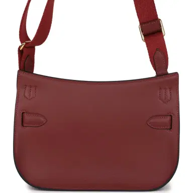 HERMÈS Hermes Mini Jypsiere Rouge H Swift Gold Hardware | Thumbnail 4 HERMÈS Hermes Mini Jypsiere Rouge H Swift Gold Hardware | Thumbnail 4
