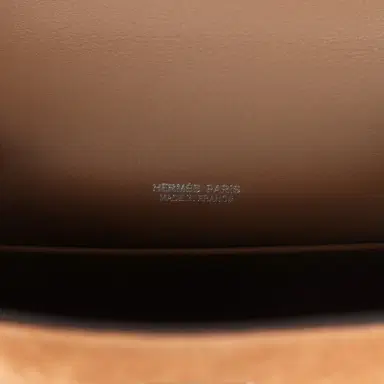 HERMÈS Hermes Teddy Kelly 20 Chamois Shearling and Swift Palladium Hardware | Thumbnail 7 HERMÈS Hermes Teddy Kelly 20 Chamois Shearling and Swift Palladium Hardware | Thumbnail 7