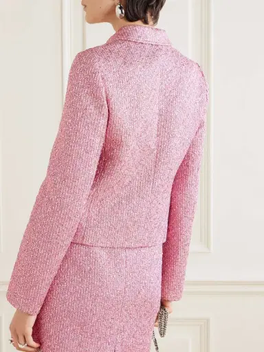 Gucci Crystal And Sequin-embellished Lamé-tweed Jacket | Thumbnail 3 Gucci Crystal And Sequin-embellished Lamé-tweed Jacket | Thumbnail 3