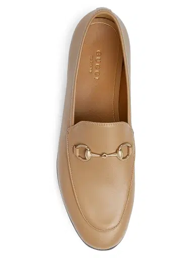 Gucci Women's Jordaan Horsebit Leather Loafers - Gloomy Almond - Size 5 | Thumbnail 5 Gucci Women's Jordaan Horsebit Leather Loafers - Gloomy Almond - Size 5 | Thumbnail 5