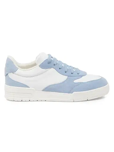 MOSCHINO Men's Streetball Colorblock Leather Sneakers | Thumbnail 1 MOSCHINO Men's Streetball Colorblock Leather Sneakers | Thumbnail 1