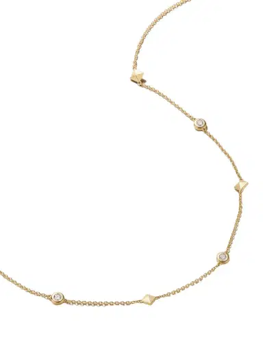 David Yurman Petite Modern Renaissance 18-karat Gold Diamond Necklace | Thumbnail 1 David Yurman Petite Modern Renaissance 18-karat Gold Diamond Necklace | Thumbnail 1