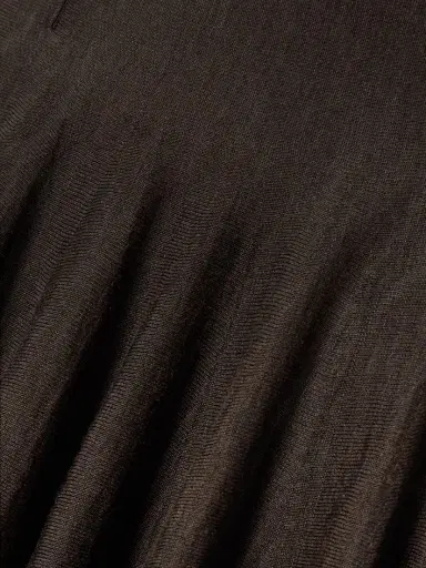 Khaite Ava Off-the-shoulder Pleated Wool-blend Maxi Dress | Thumbnail 4 Khaite Ava Off-the-shoulder Pleated Wool-blend Maxi Dress | Thumbnail 4