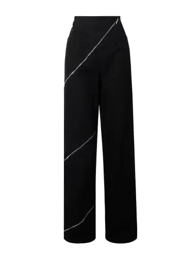 Alaïa Zip-embellished Wide-leg Jeans | Thumbnail 1 Alaïa Zip-embellished Wide-leg Jeans | Thumbnail 1