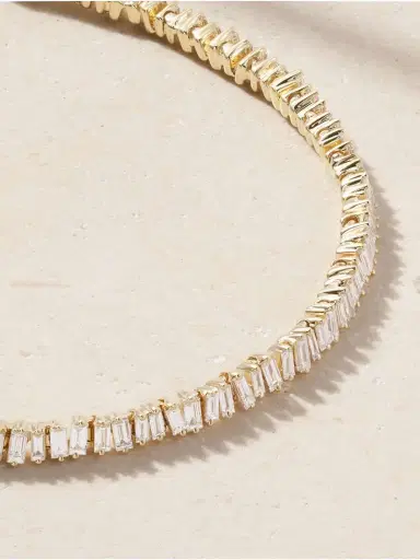 Suzanne Kalan 18-karat Gold Diamond Bracelet | Thumbnail 4 Suzanne Kalan 18-karat Gold Diamond Bracelet | Thumbnail 4