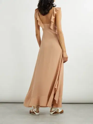 Chloé Ruffled Silk Maxi Dress | Thumbnail 3 Chloé Ruffled Silk Maxi Dress | Thumbnail 3