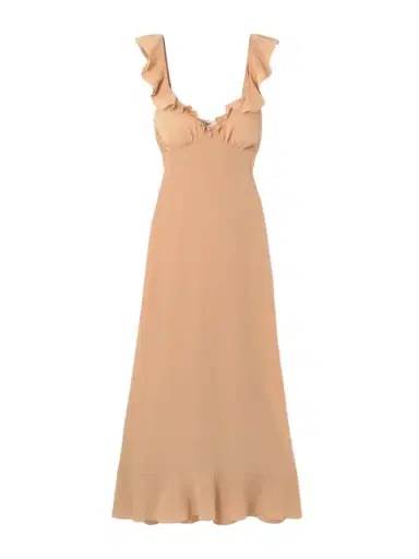 Chloé Ruffled Silk Maxi Dress | Thumbnail 1 Chloé Ruffled Silk Maxi Dress | Thumbnail 1