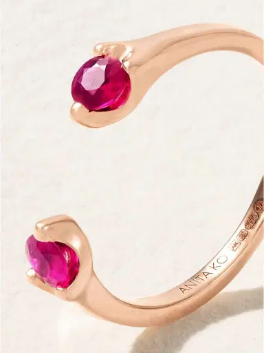 Anita Ko 18-karat Rose Gold Ruby Ring | Thumbnail 4 Anita Ko 18-karat Rose Gold Ruby Ring | Thumbnail 4