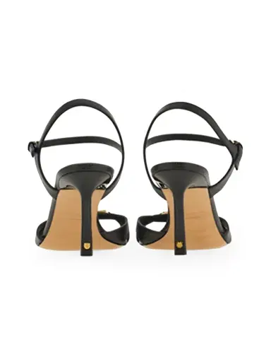 FERRAGAMO Women's Dasy 70MM Leather Sandals - Nero | Thumbnail 3 FERRAGAMO Women's Dasy 70MM Leather Sandals - Nero | Thumbnail 3