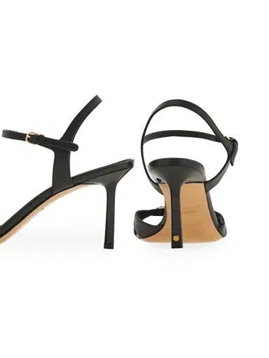 FERRAGAMO Women's Dasy 70MM Leather Sandals - Nero | Thumbnail 6 FERRAGAMO Women's Dasy 70MM Leather Sandals - Nero | Thumbnail 6
