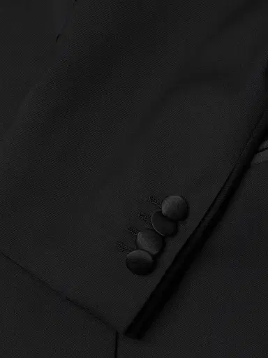 CORNELIANI Men's Crystal Peak Lapel Sportcoat - Black - Size 48 | Thumbnail 6 CORNELIANI Men's Crystal Peak Lapel Sportcoat - Black - Size 48 | Thumbnail 6