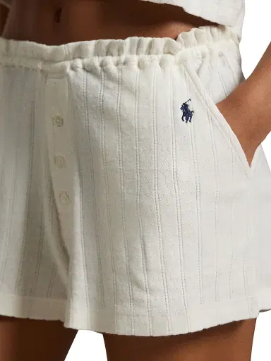 Polo Ralph Lauren Women's Polo Pointelle Cami Short Pajamas | Thumbnail 7 Polo Ralph Lauren Women's Polo Pointelle Cami Short Pajamas | Thumbnail 7