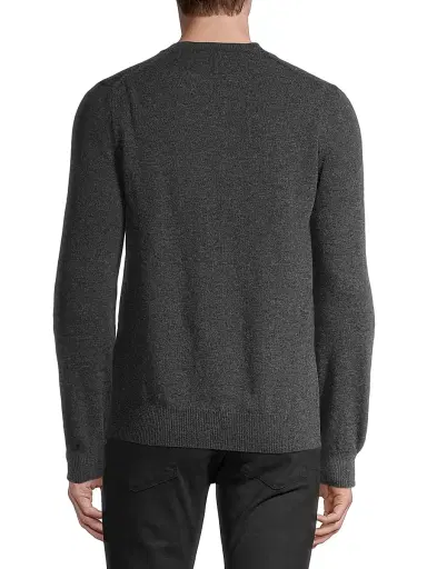 Comme des Garçons PLAY Men Play Double Heart V-Neck Pullover | Thumbnail 5 Comme des Garçons PLAY Men Play Double Heart V-Neck Pullover | Thumbnail 5
