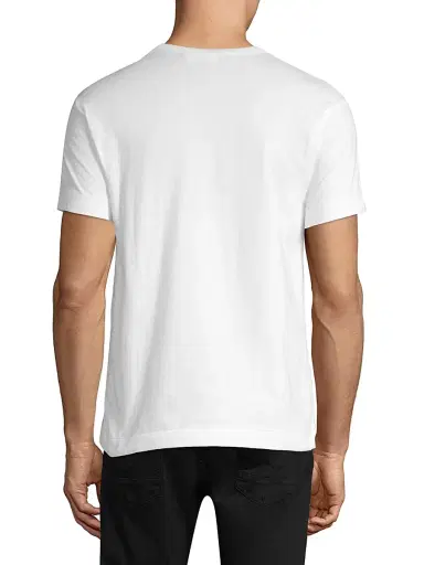 Comme des Garçons PLAY Men's Double Heart T-Shirt - White - Size Medium | Thumbnail 3 Comme des Garçons PLAY Men's Double Heart T-Shirt - White - Size Medium | Thumbnail 3