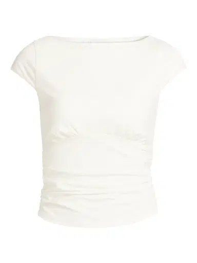 Reformation Women's Madelyn Knit Top - Fior Di Latte | Thumbnail 1 Reformation Women's Madelyn Knit Top - Fior Di Latte | Thumbnail 1