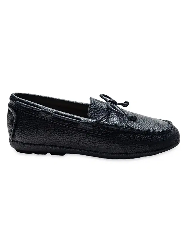 Leather Moccasin Loafers - Black 9 (Toddler) Leather Moccasin Loafers - Black 9 (Toddler)